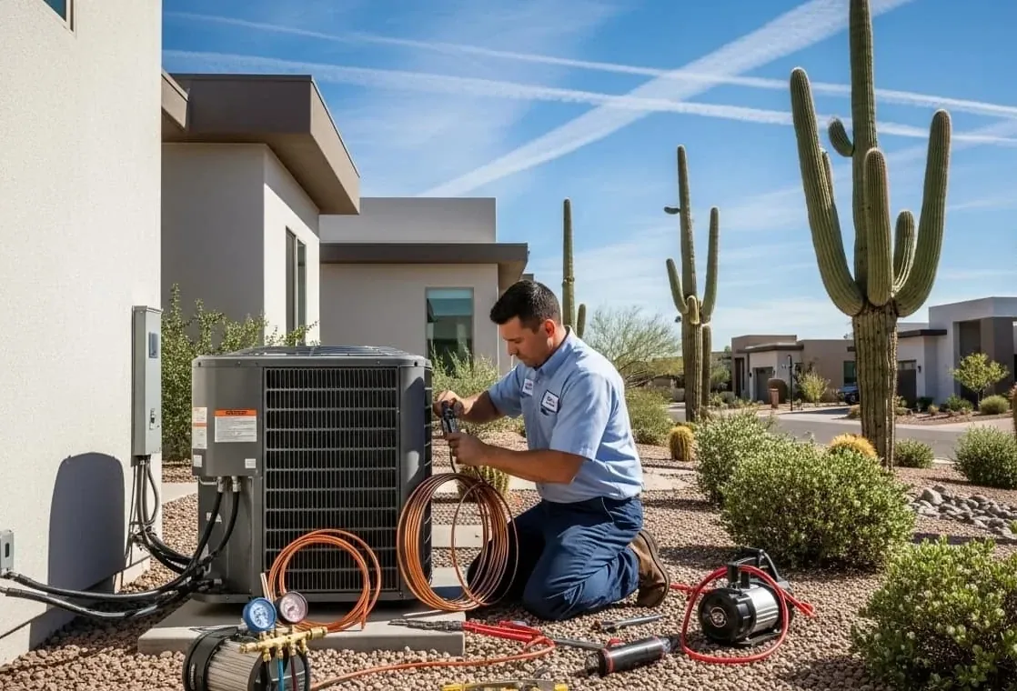 AC installation by Intelligent Design in Tucson