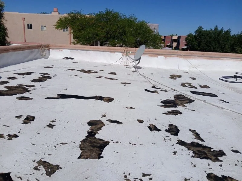 Roof maintenance by Hallmark Roofing in Tucson