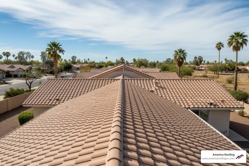 Roof maintenance by America Roofing in Tucson