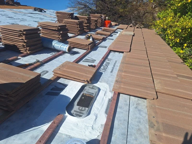 Roof service by Golden Roofing in Tucson
