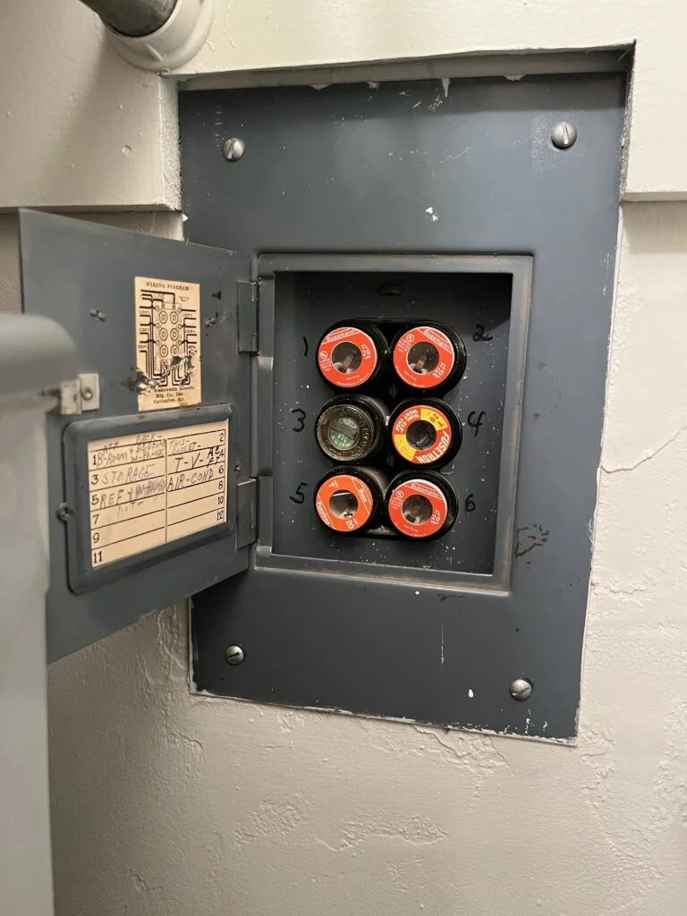 Fuse box inspection by Plugged In Electric in Tucson