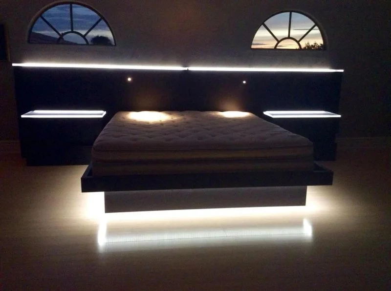 Bedroom lighting installation by Buddy & Sons Electric in Tucson