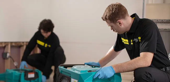 Water damage restoration by ServiceMaster Restoration in Tucson