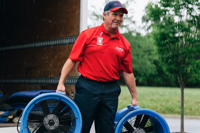 Water damage restoration by Rainbow Restoration in Tucson