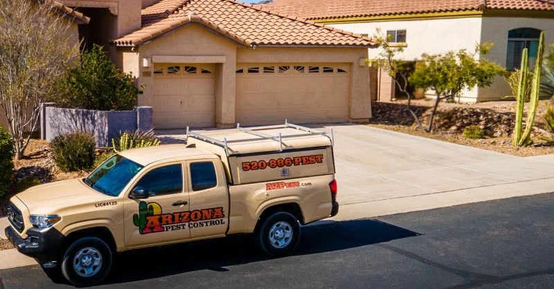 Service van of AZ Pest Control in Tucson