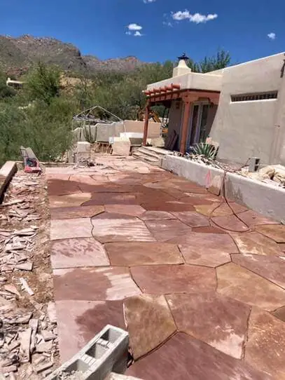 Landscape construction by Sonoran Gardens in Tucson